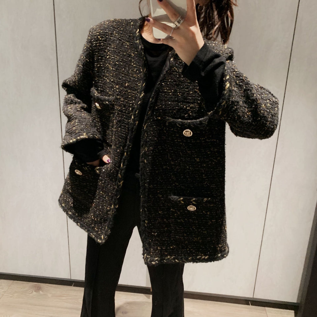 Aeeleire Luxury Knit Coat