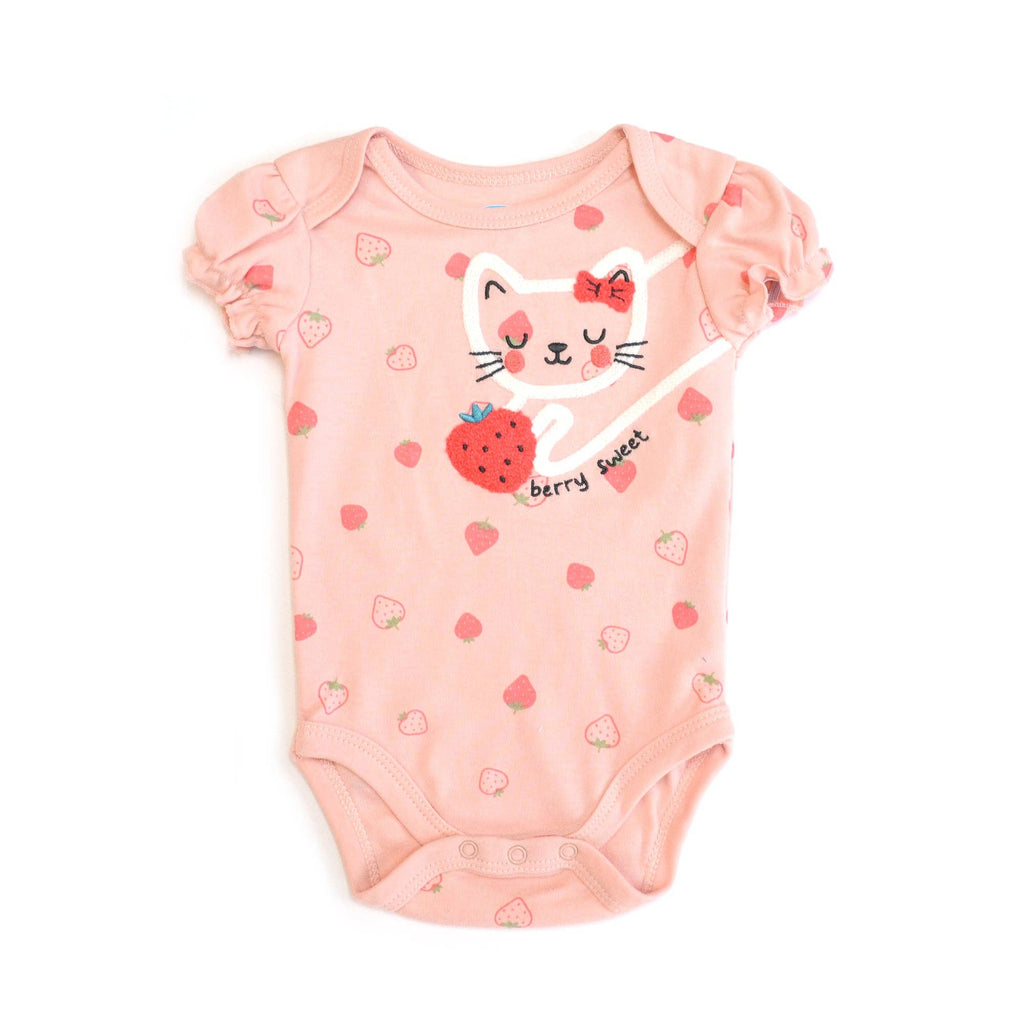 Baby 3pcs Chenille Applique Bodysuit Socks Pants Set - B148J203