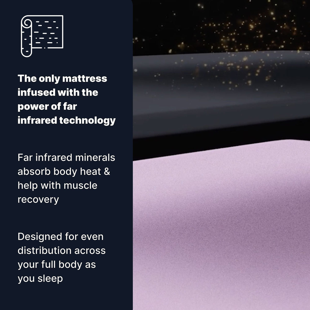 Venus Williams Legend - 12" Foam Mattress With Far Infrared Technology
