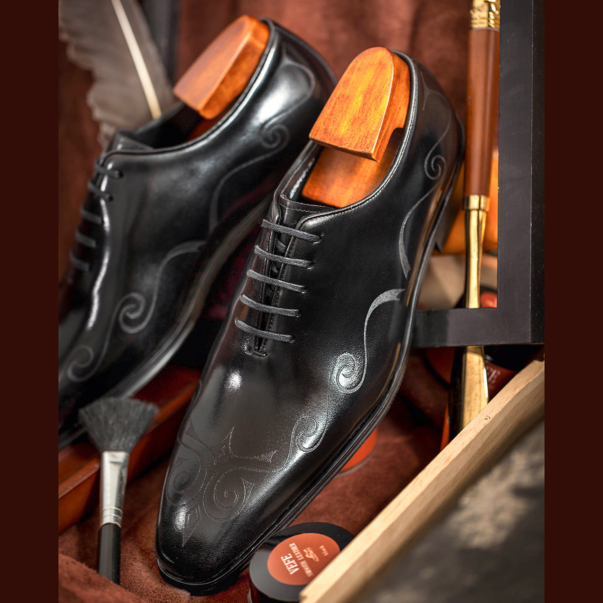 Men's Business Formal Wear Cowhide Shoes