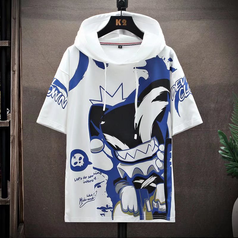 Men's Summer Hoodie - Japanese Street Style Casual Wear