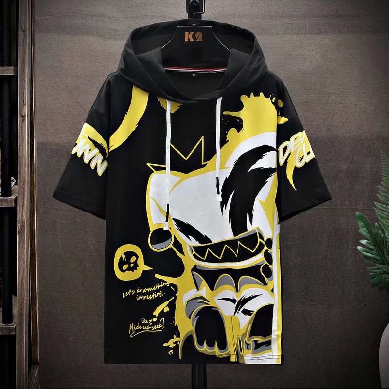 Men's Summer Hoodie - Japanese Street Style Casual Wear