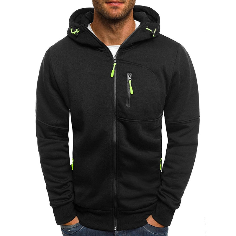 Men's Casual Hoodie Jacket for Daily Street Sports Wear