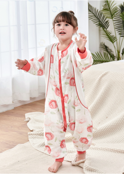 Baby Bamboo Fiber Sleeveless Sleep Bag with Legs