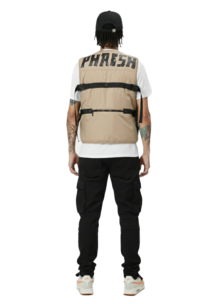 KIEL Men's premium cire padded vest with functional tape and multi pocket