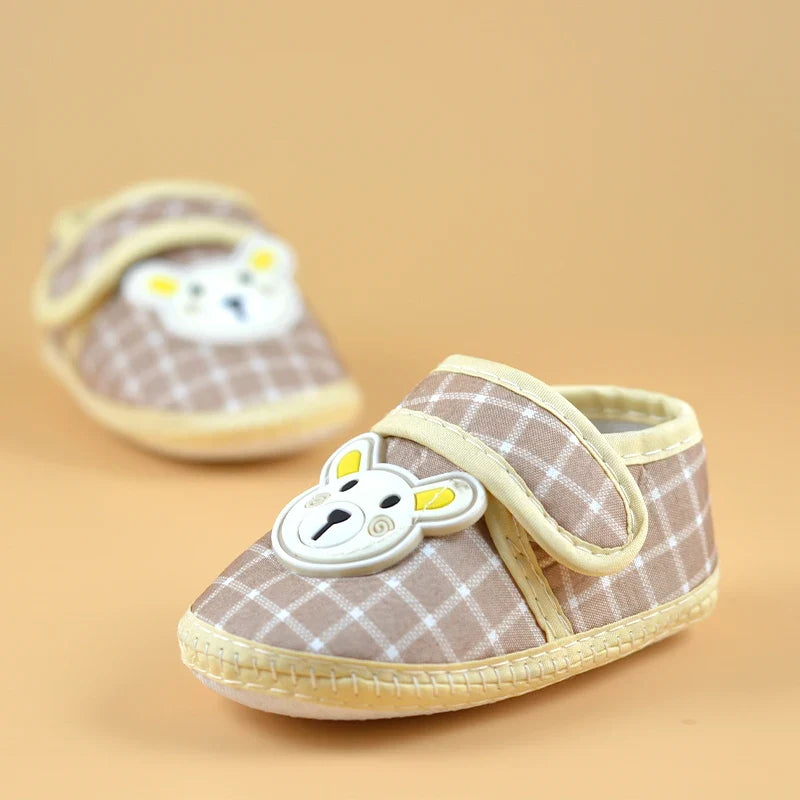 Cartoon Baby Booties – Soft Sole Anti-Slip First Walkers for Girls & Boys, Newborn Toddler Shoes