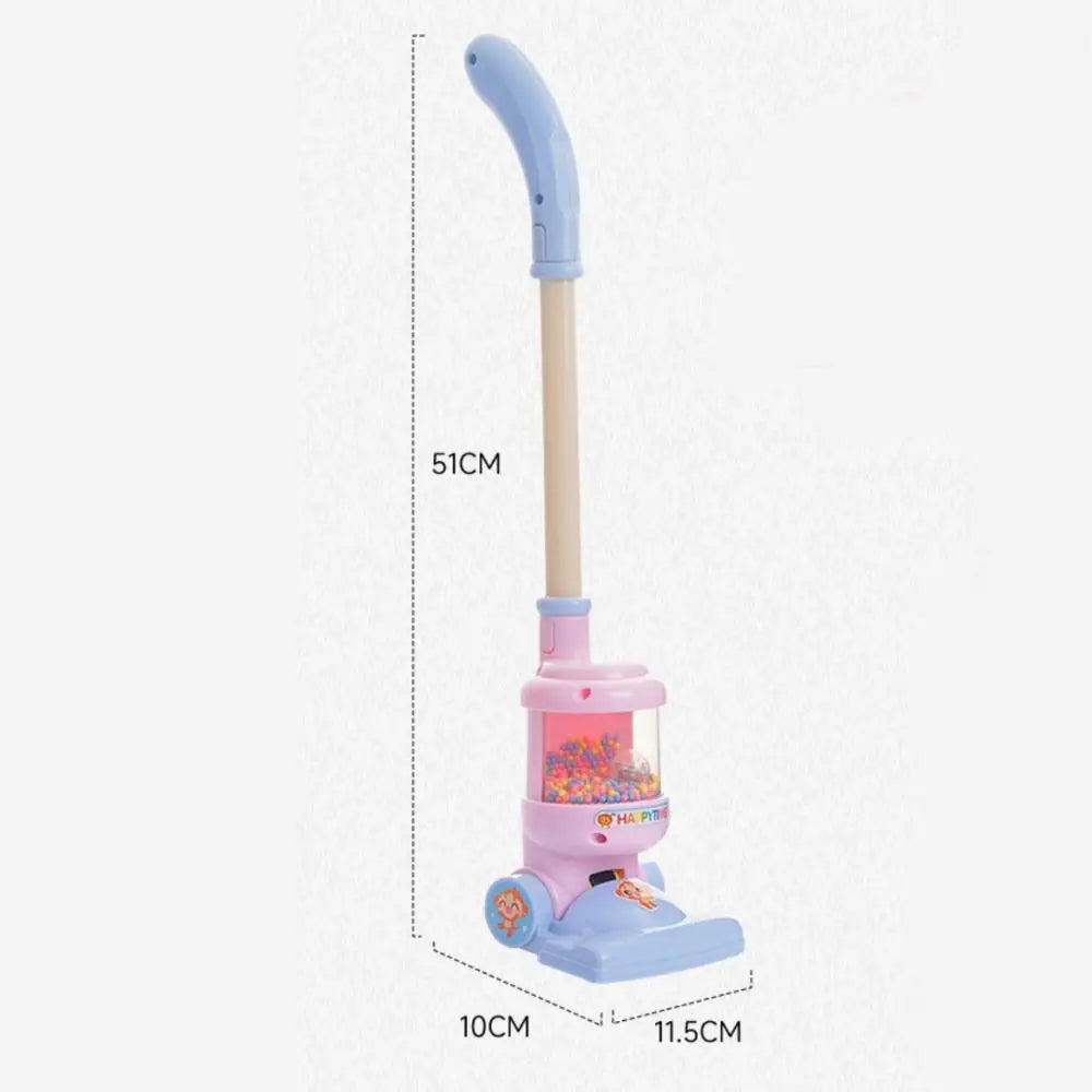 Kids Mini Cleaning Broom & Mop Playset - Cartoon Pretend Housekeeping Toy for Early Learning