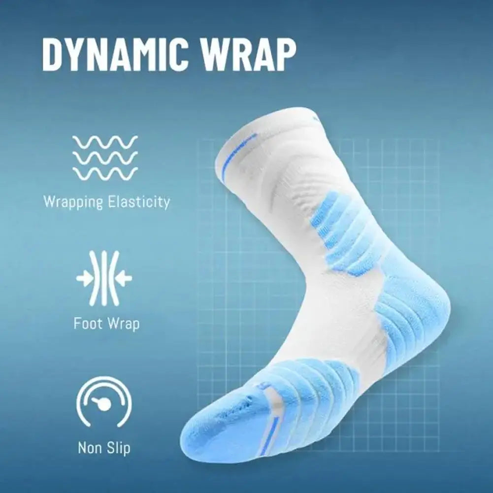 Sports Towel Basketball Socks Men High Top Elite