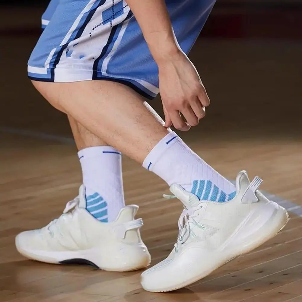Sports Towel Basketball Socks Men High Top Elite