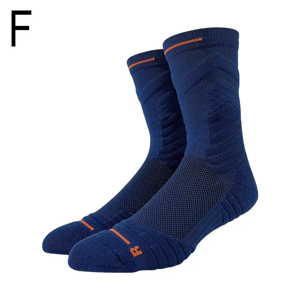 Sports Towel Basketball Socks Men High Top Elite
