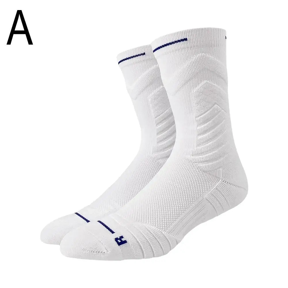 Sports Towel Basketball Socks Men High Top Elite