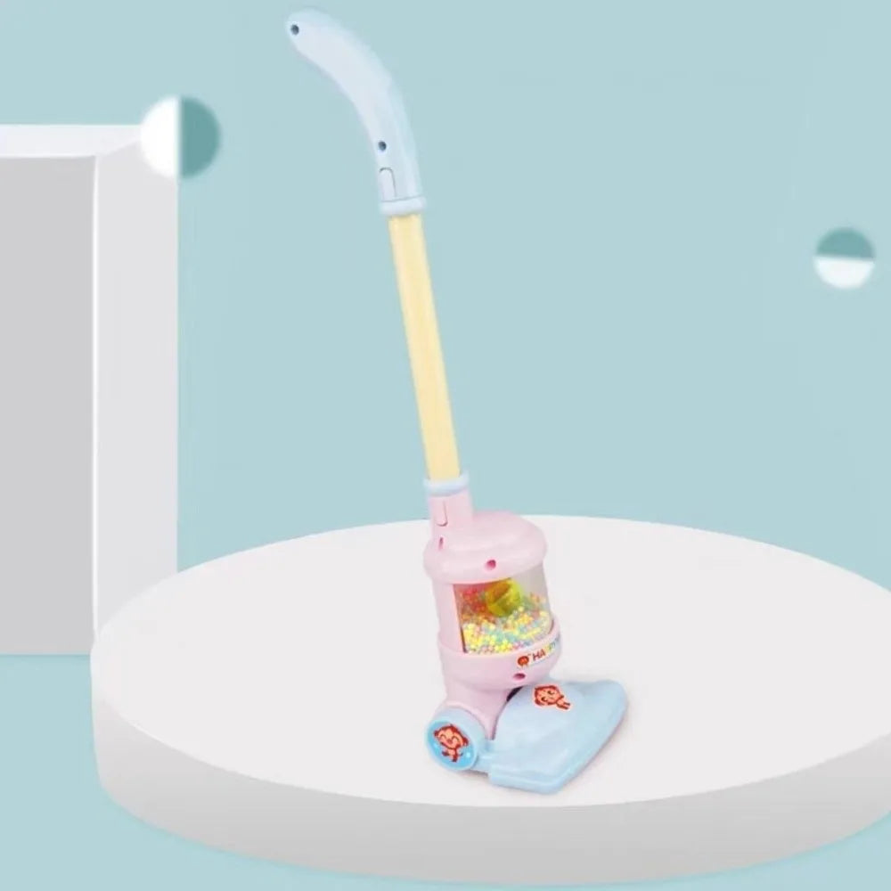 Kids Mini Cleaning Broom & Mop Playset - Cartoon Pretend Housekeeping Toy for Early Learning