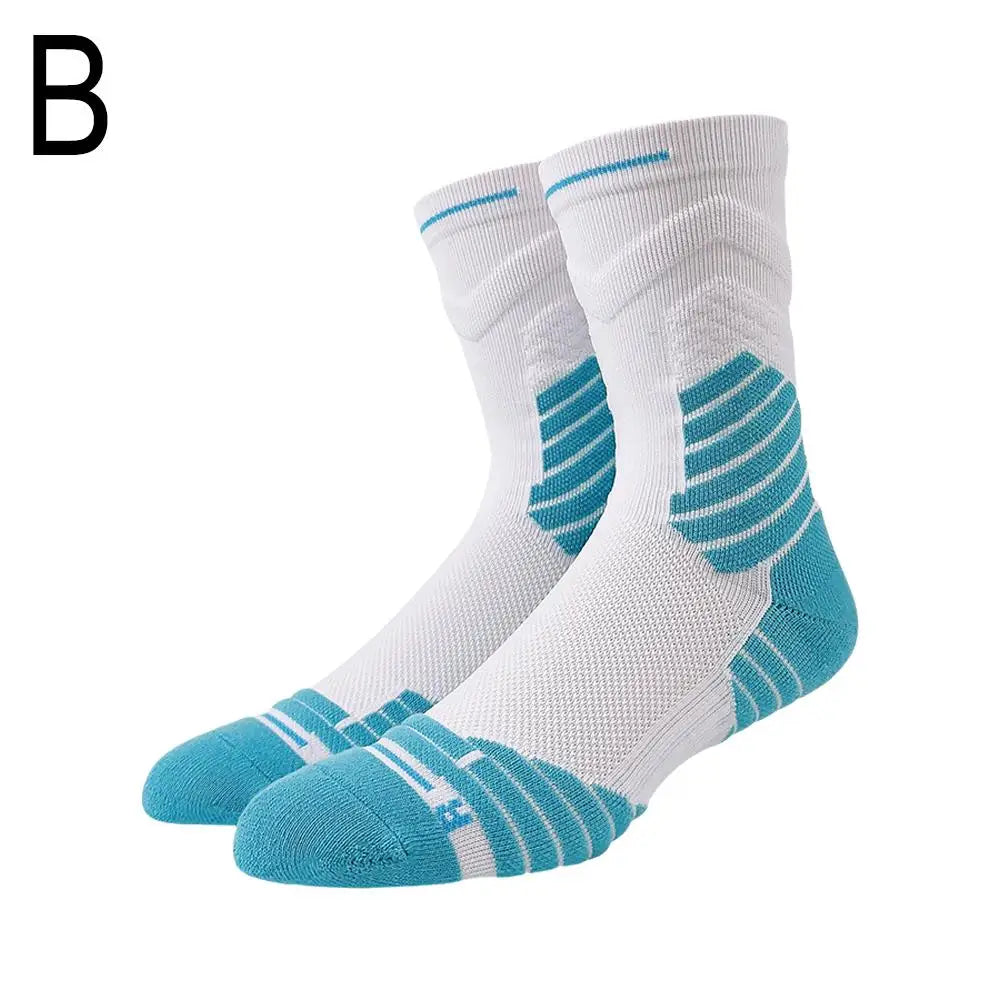 Sports Towel Basketball Socks Men High Top Elite