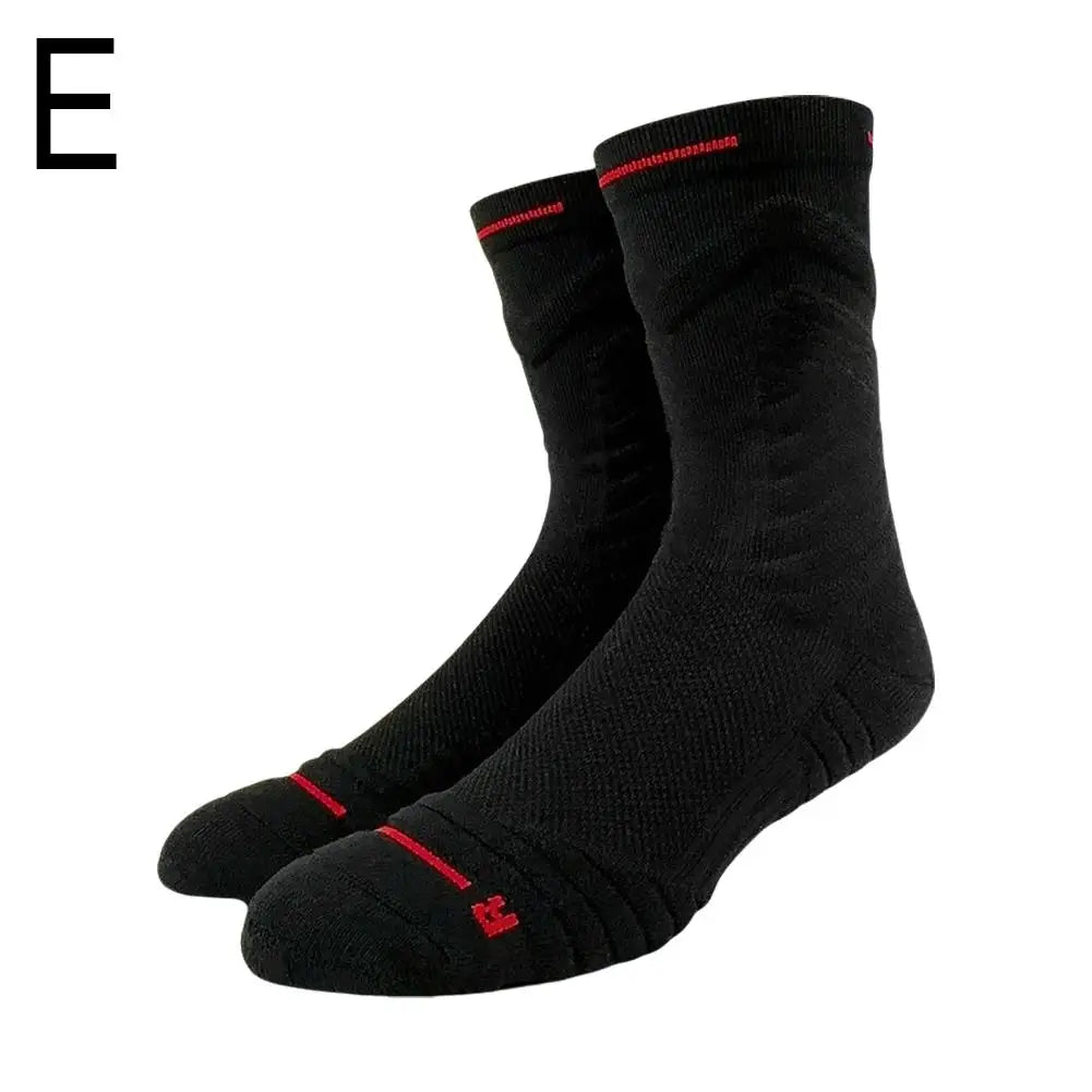Sports Towel Basketball Socks Men High Top Elite