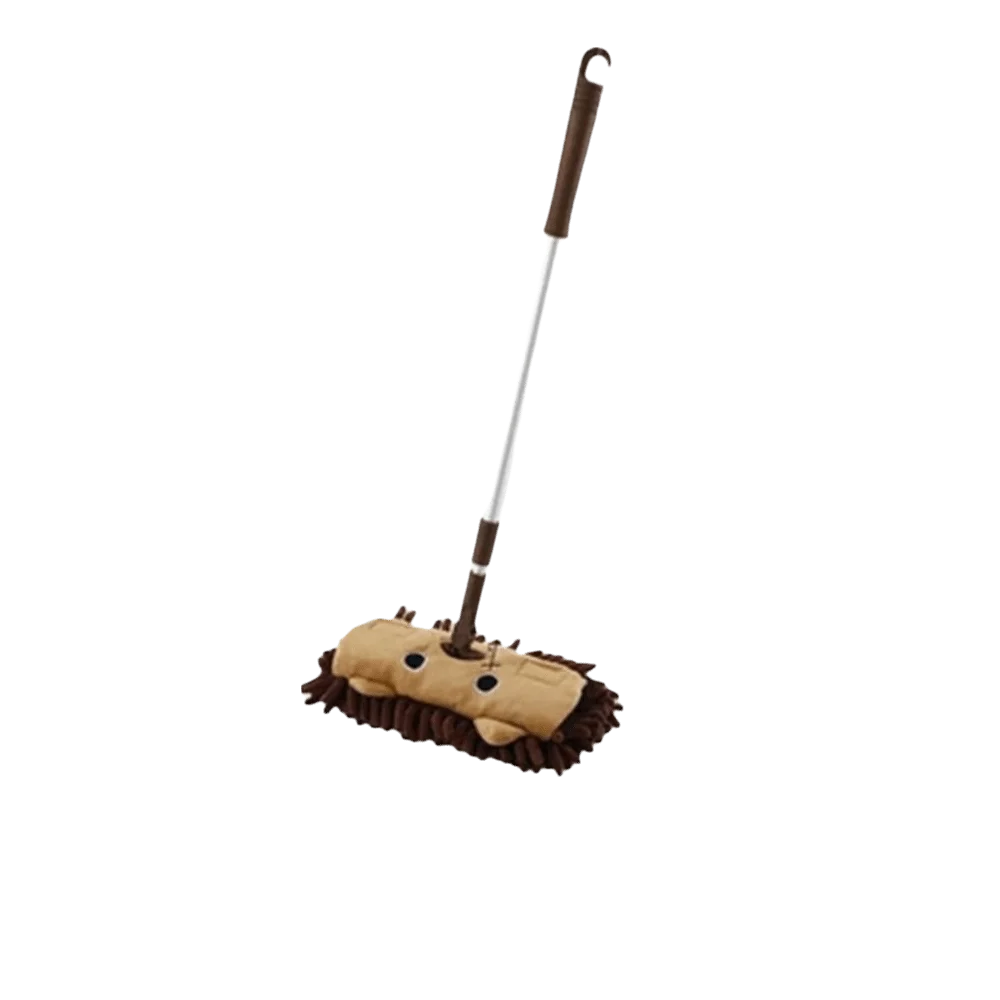 Kids Mini Cleaning Broom & Mop Playset - Cartoon Pretend Housekeeping Toy for Early Learning