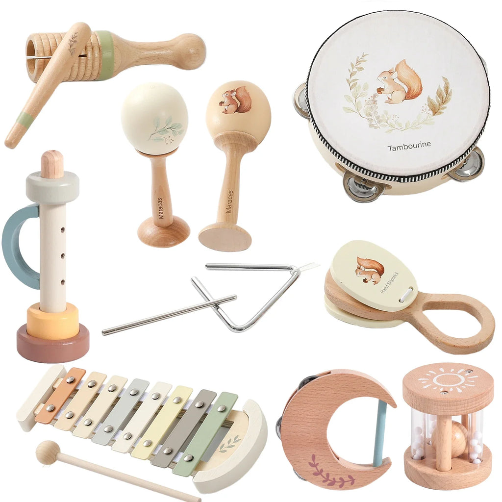 Montessori Wooden Musical Instrument Toy Set
