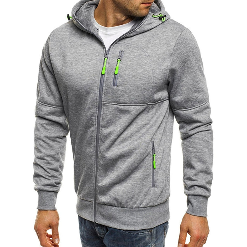 Men's Casual Hoodie Jacket for Daily Street Sports Wear