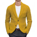 European And American Cross-Border Exclusive Independent Station Autumn And Winter Lapel Suit Casual Knitted Jacket Cardigan Sweater Jacket For Men
