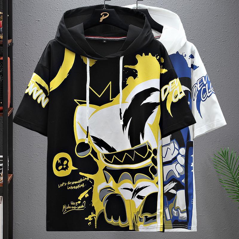 Men's Summer Hoodie - Japanese Street Style Casual Wear