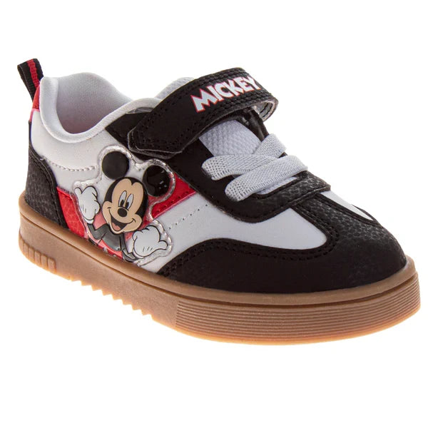 Mickey Mouse Boys Casuals Iconic Canvas Velcro Closure Sneakers - CH100233