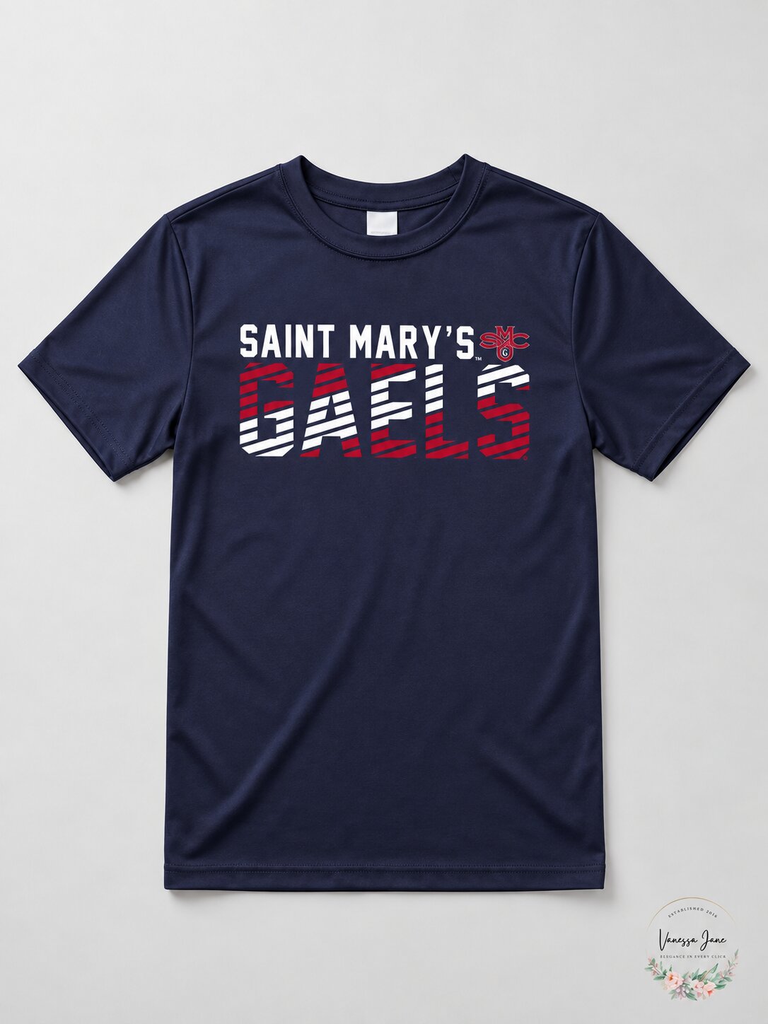 NCAA Saint Mary's Gaels Youth Boys Diagonal Short Sleeve T-Shirt