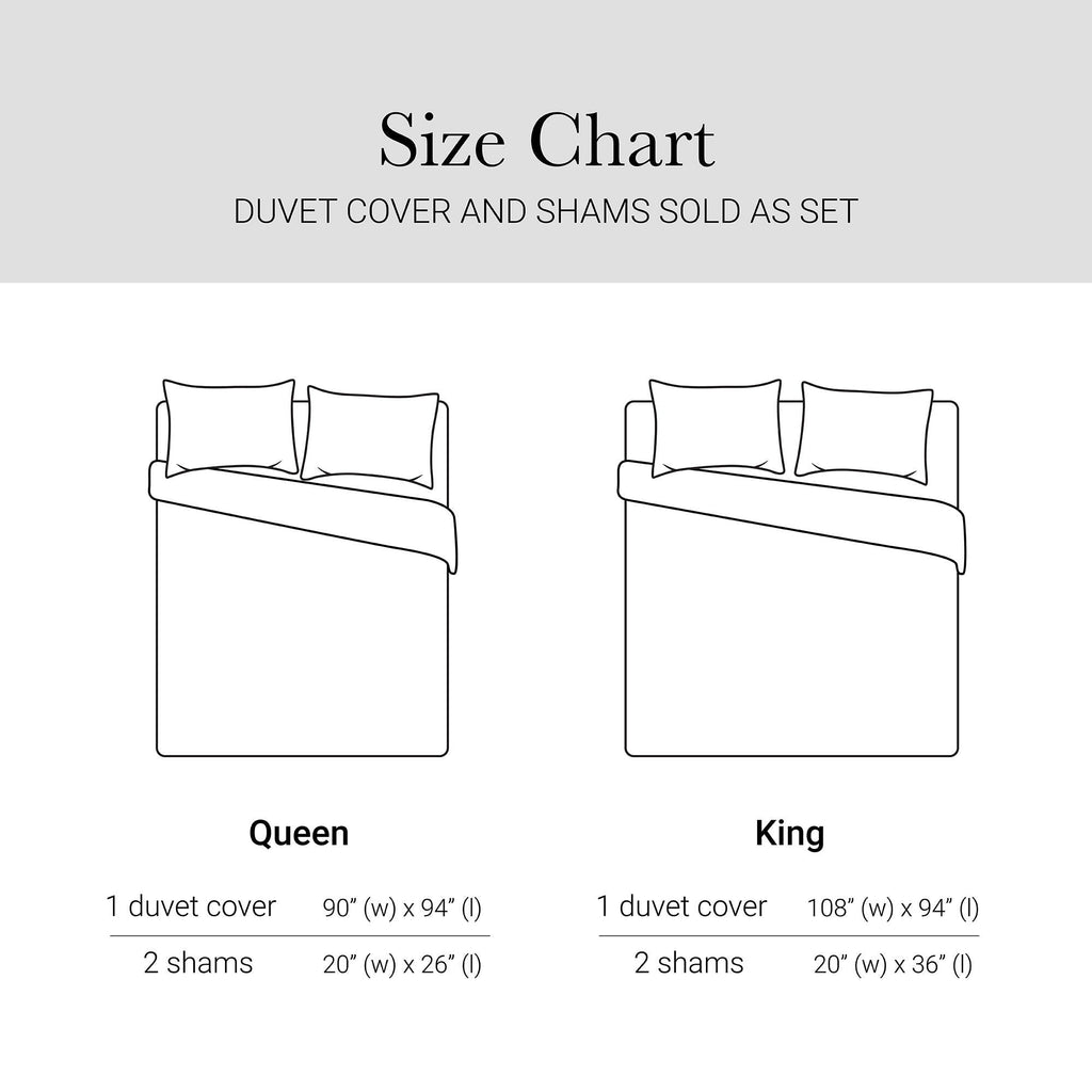 3-Piece Full/Queen Cotton Sateen Duvet Cover Set - Terracotta/Linen