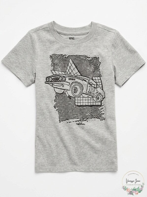 Epic Threads Toddler Boys’ Jumping Car Graphic T-Shirt – 4/4T