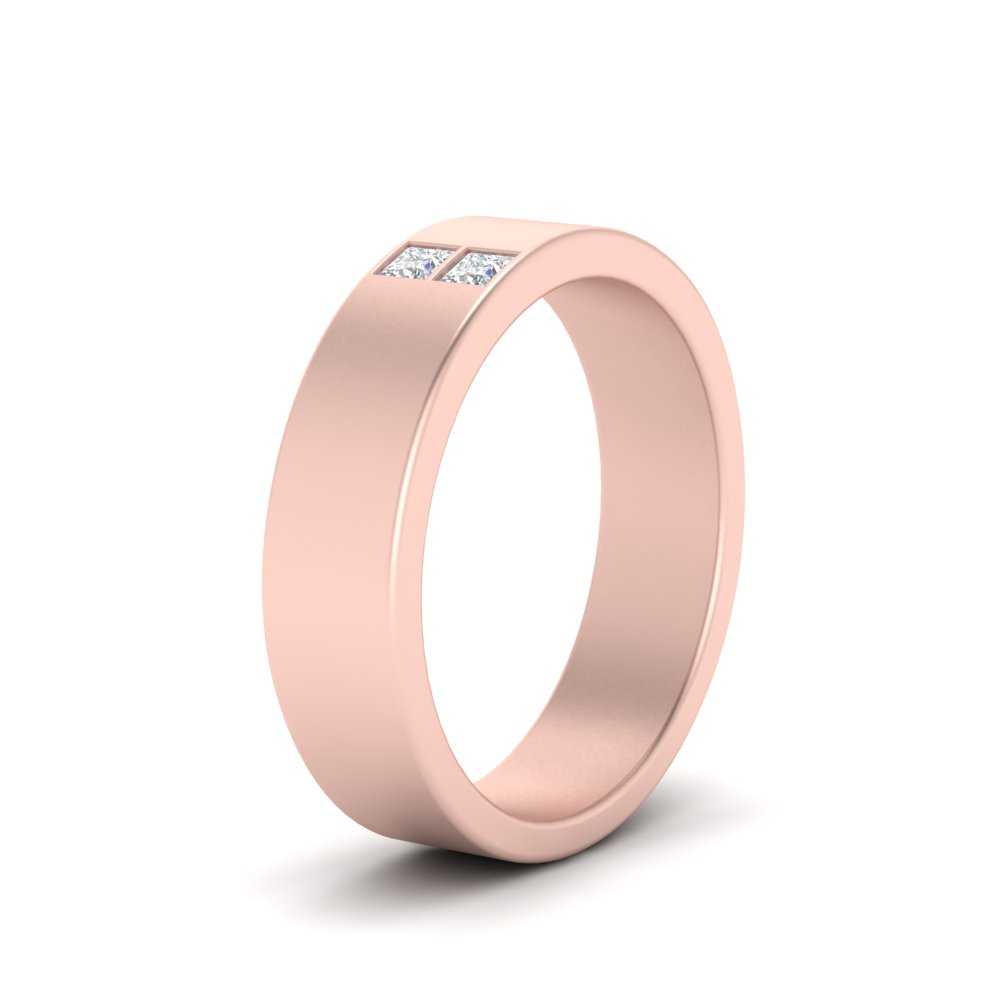 Square Diamond Mens Band