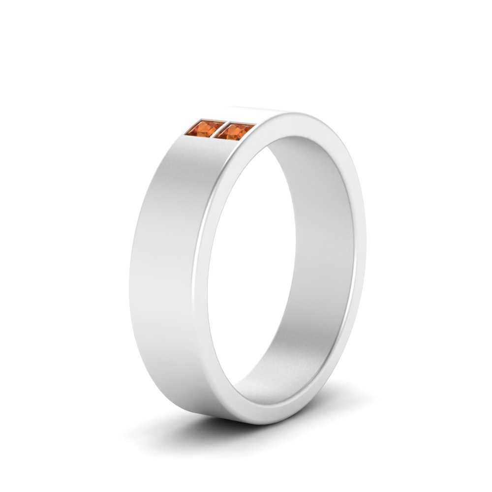 Square Diamond Mens Band