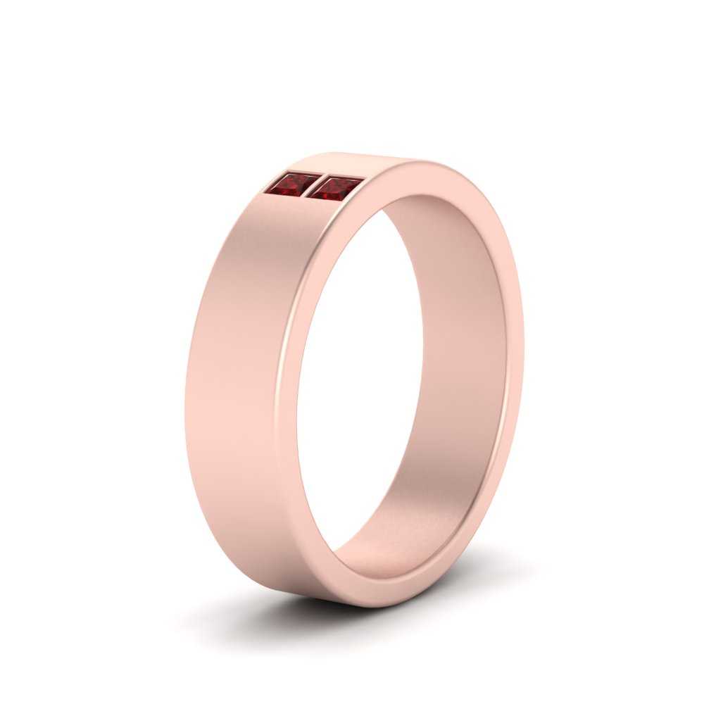 Square Diamond Mens Band