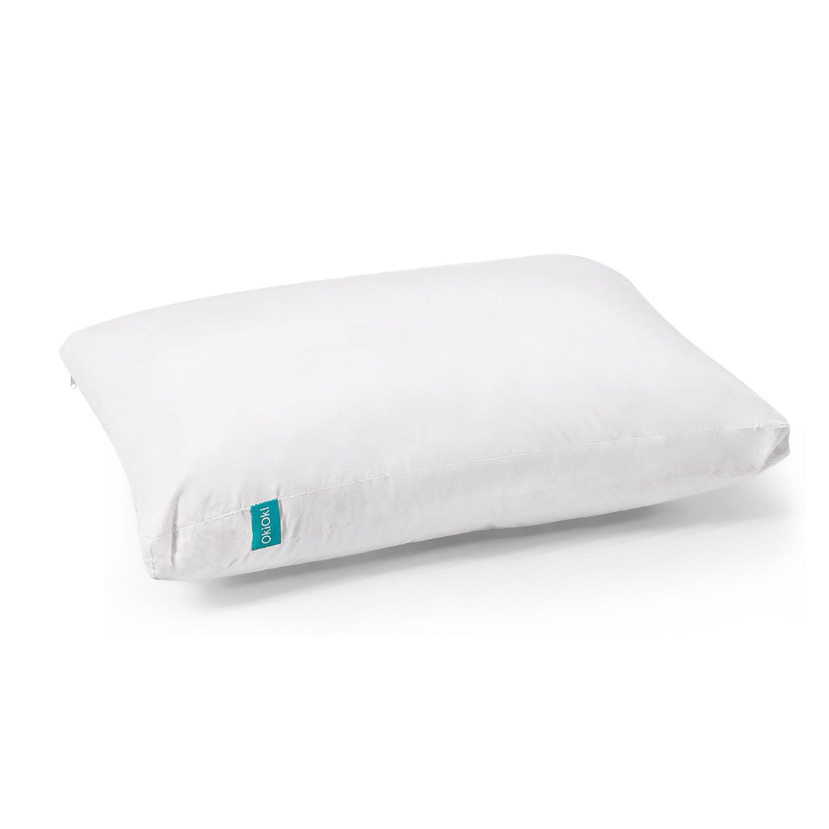 Premium Down-Alternative Bed Pillow with Hypoallergenic Fill - White